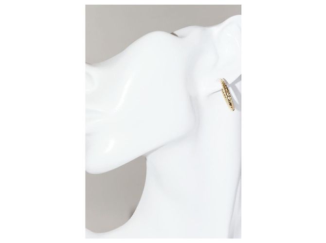 Autre Marque Au750 Ohrringe Golden - Ansicht 2