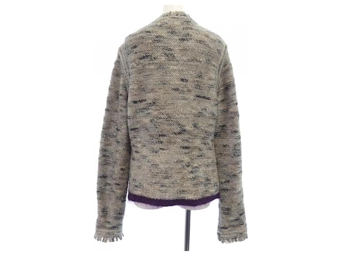Timeless Giacca Chanel senza collo Marrone Beige - vista 2