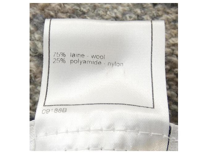 Timeless Giacca Chanel senza collo Marrone Beige - vista 3