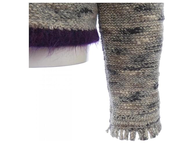 Timeless Giacca Chanel senza collo Marrone Beige - vista 6