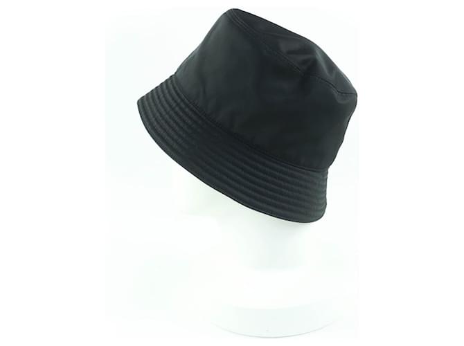 Prada Re-Nylon Cap mit Dreieckslogo Schwarz - Ansicht 3