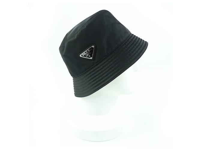 Prada Re-Nylon Cap mit Dreieckslogo Schwarz - Ansicht 5