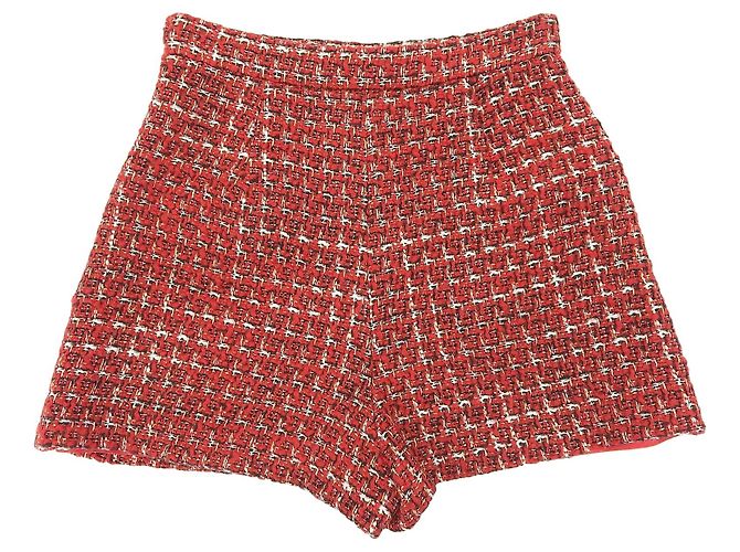 Short de lã Valentino Vermelho - vista 2