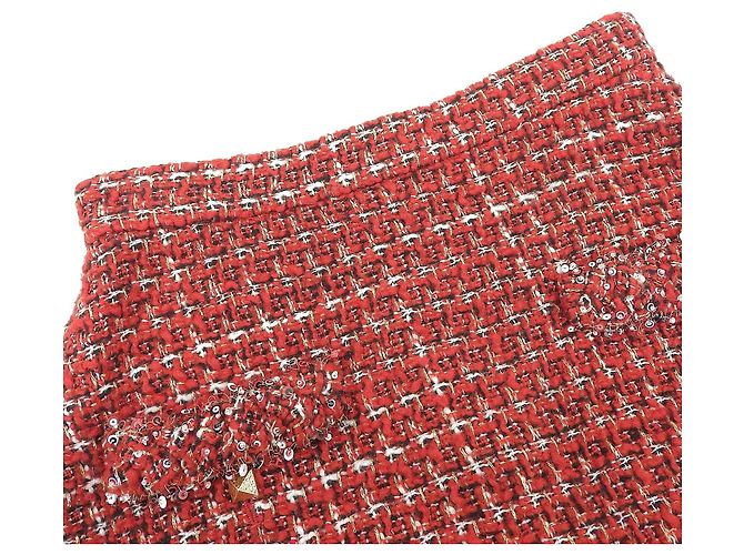 Short de lã Valentino Vermelho - vista 3