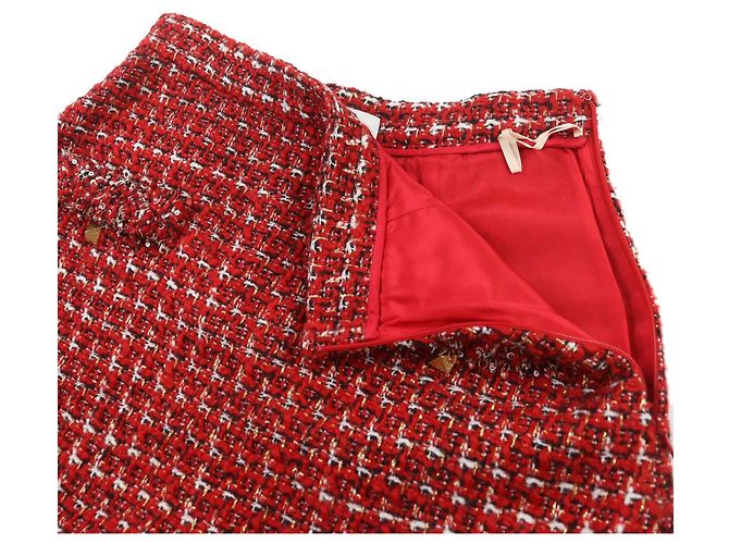 Short de lã Valentino Vermelho - vista 5