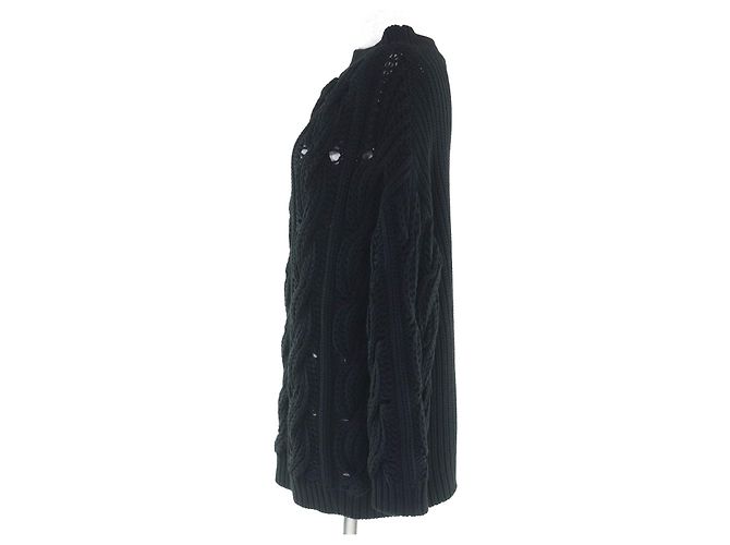 Valentino Virgin Wool Pullover Schwarz - Ansicht 2