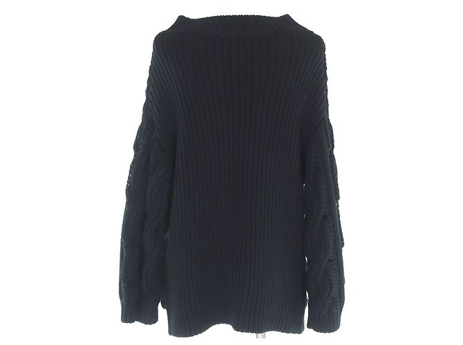 Valentino Virgin Wool Pullover Schwarz - Ansicht 3