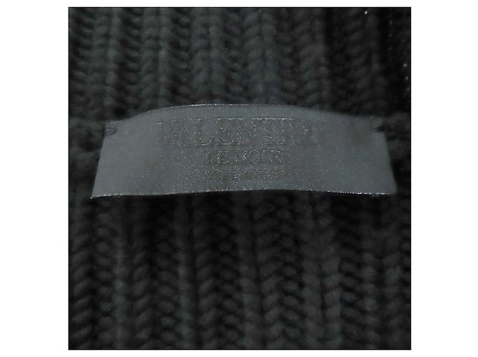 Valentino Virgin Wool Pullover Schwarz - Ansicht 6