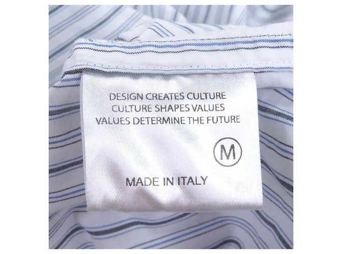 Autre Marque Camicia VIEN con maniche in jersey e righe Blu - vista 6
