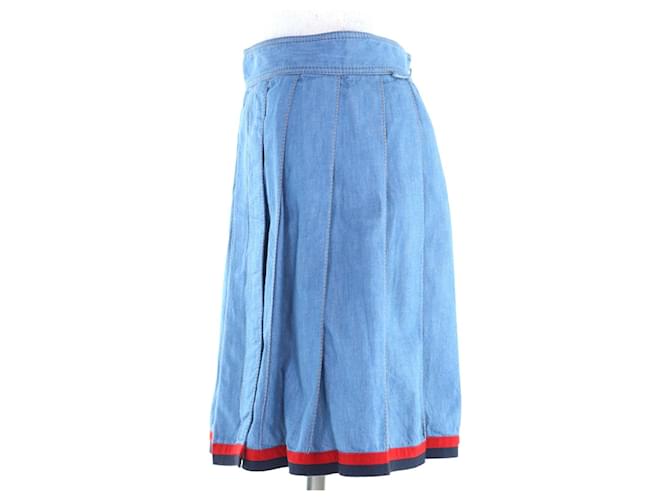 Falda de algodón GONNA Moncler Azul - vista 2