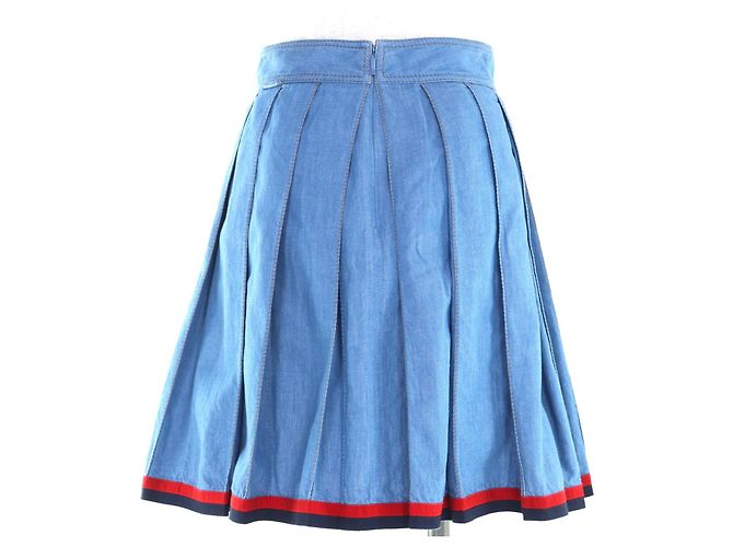 Falda de algodón GONNA Moncler Azul - vista 3