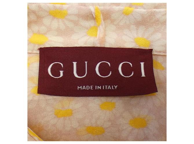 Top de seda Gucci Blanco - vista 5