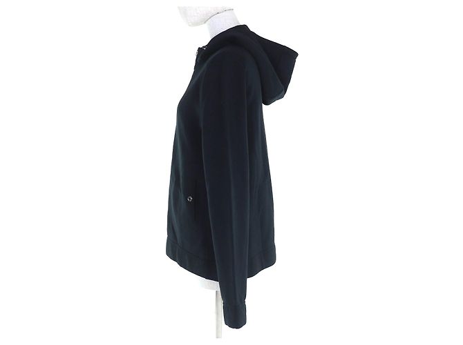 Sudadera Hermès Serie Button Half-Zip de algodón S Negro - vista 2