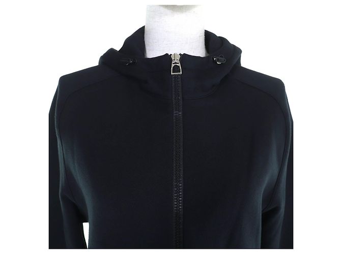 Sudadera Hermès Serie Button Half-Zip de algodón S Negro - vista 4