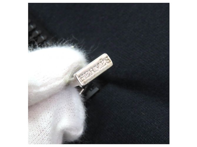 Sudadera Hermès Serie Button Half-Zip de algodón S Negro - vista 6