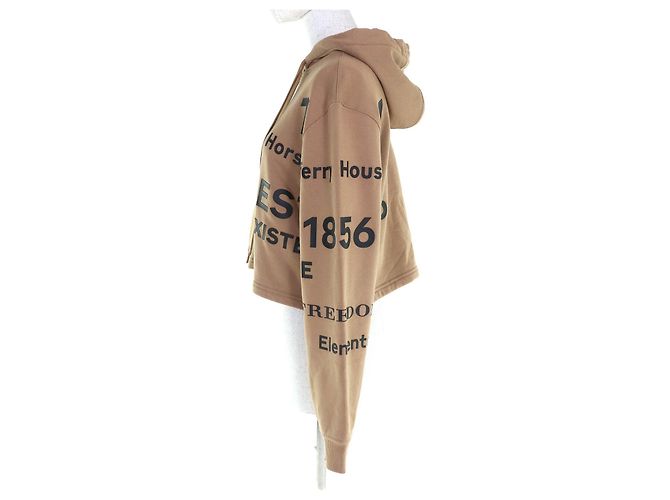 Sudadera de algodón Burberry Horseferry Castaño - vista 3