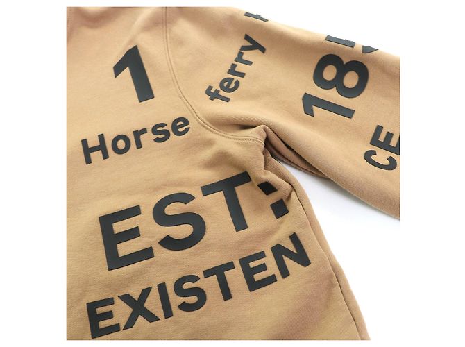 Sudadera de algodón Burberry Horseferry Castaño - vista 5