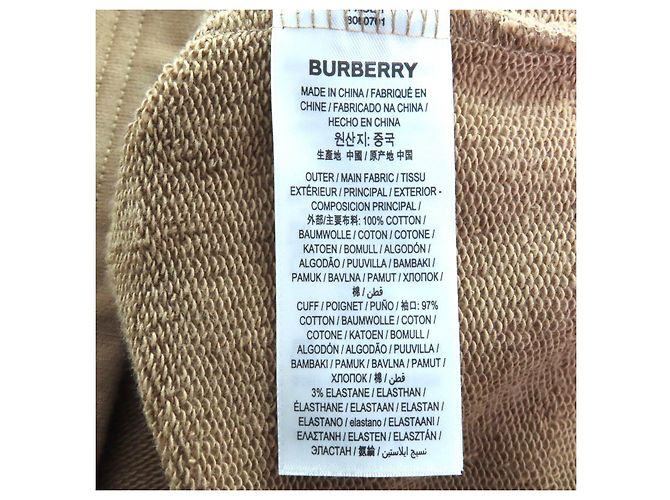 Sudadera de algodón Burberry Horseferry Castaño - vista 7