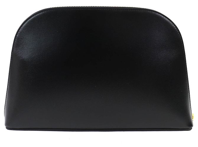 Céline Pochette Celine Triomphe in pelle di vitello Nero - vista 3
