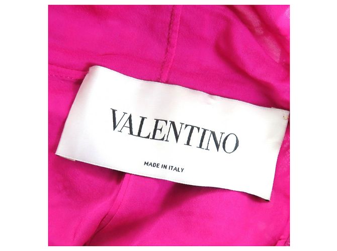 Vestido de encaje bordado Valentino Rosa - vista 6