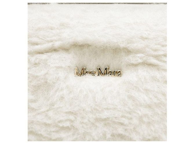 Max Mara TEDDY BANANE 1 CAMELUXE Borsa a Spalla in Pelliccia Bianco Crudo Cammello - vista 2