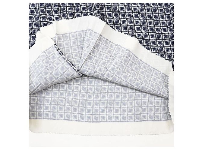 Falda de rayón con motivo de espiga geométrica Salvatore Ferragamo Azul Azul marino - vista 7