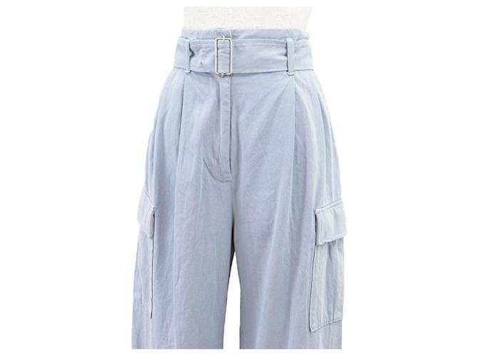 Autre Marque Pantalones Cargo de Algodón CLANE Azul - vista 2