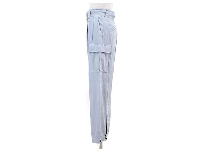 Autre Marque Pantalones Cargo de Algodón CLANE Azul - vista 4