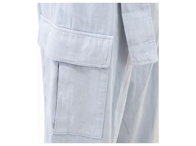 Autre Marque Pantalones Cargo de Algodón CLANE Azul - vista 5