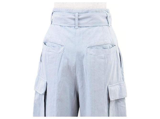 Autre Marque Pantalones Cargo de Algodón CLANE Azul - vista 7