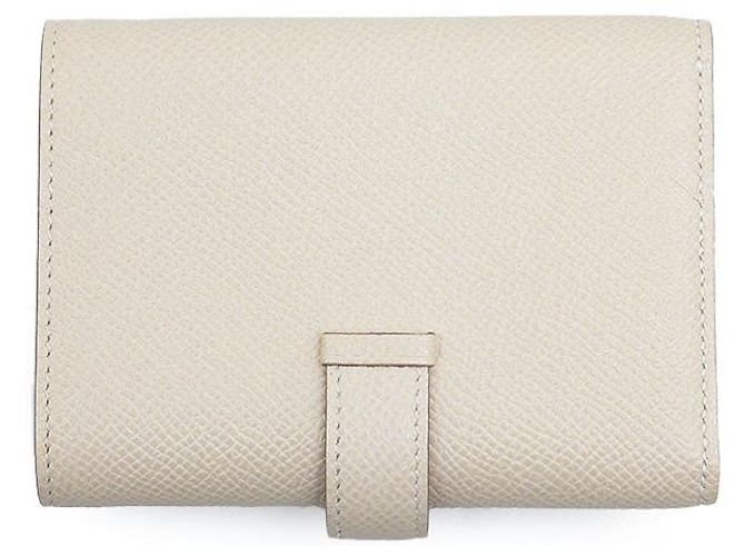 Hermès Hermes Bearn Combine Verso Epsom tri fold wallet White Multiple colors - view 4