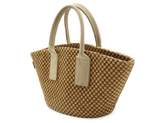 Hermès Hermes PanierPM Leinentote Braun Beige - Ansicht 2