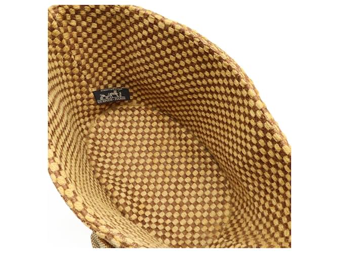 Hermès Hermes PanierPM Leinentote Braun Beige - Ansicht 5