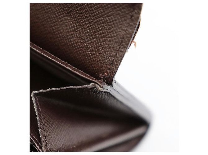 Cartera Sarah en Damier Canvas de Louis Vuitton Castaño - vista 4