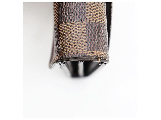 Cartera Sarah en Damier Canvas de Louis Vuitton Castaño - vista 7