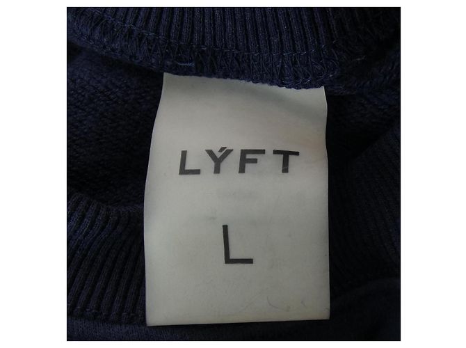 Autre Marque Moletom LYFT Azul Azul marinho - vista 4