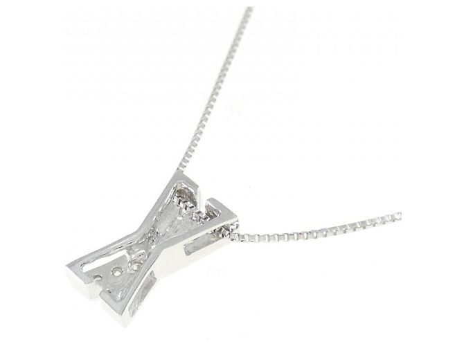 Autre Marque Collana in oro bianco Au750 e diamanti Argento - vista 4