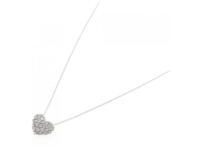 Autre Marque Collana con Diamanti K18WG Argento - vista 2