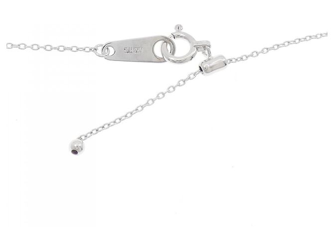 Autre Marque Collana con Diamanti K18WG Argento - vista 5