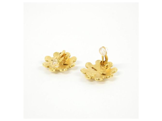 Timeless Chanel Vintage Ohrringe Golden - Ansicht 5