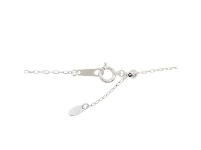 Autre Marque Collana in oro bianco Au750 e diamanti Argento - vista 5