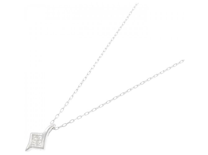 Autre Marque Collana in oro bianco Au750 e diamanti Argento - vista 2