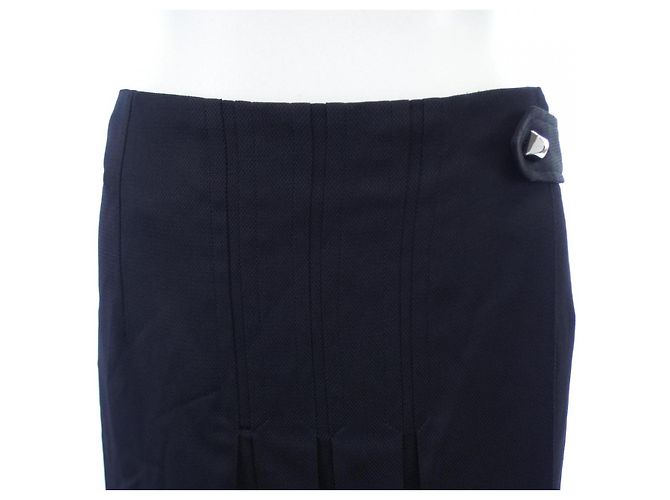 Hermès Falda Hermes Talla 34 Negro - vista 6