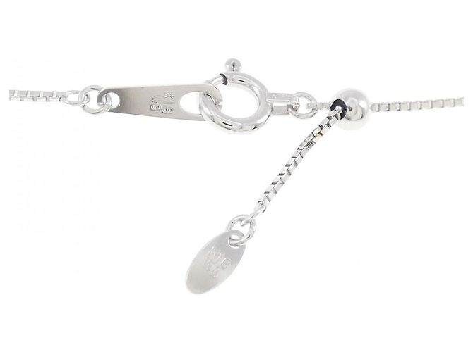 Autre Marque Collana con Croce in Diamanti in Oro Bianco Au750 Argento - vista 5