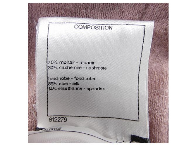Timeless Vestido de mezcla de cachemir Chanel Rosa - vista 3