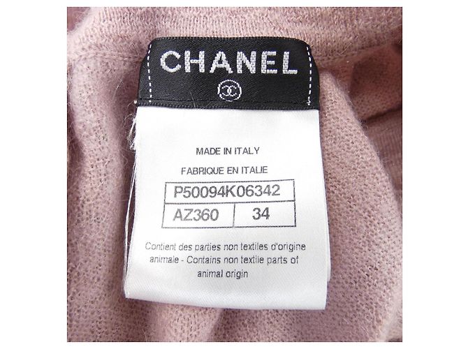 Timeless Vestido de mezcla de cachemir Chanel Rosa - vista 4