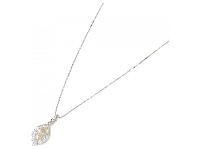 Autre Marque Collana di Diamanti PT900 PT850 Argento - vista 2