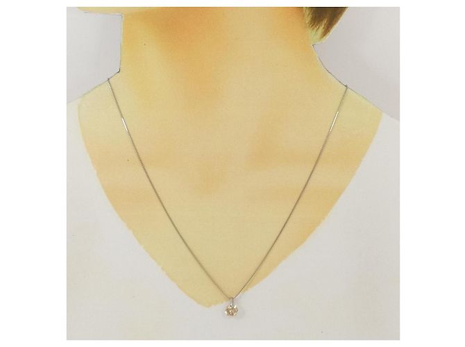 Autre Marque Collana in platino e diamanti Argento - vista 6