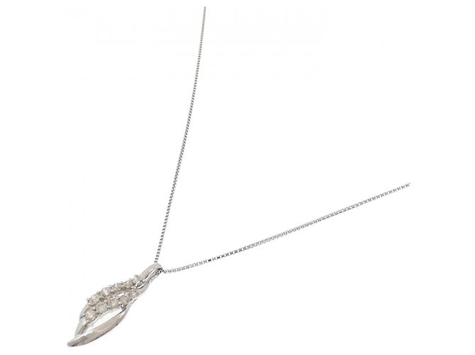 Autre Marque Collana in platino e diamanti Argento - vista 2