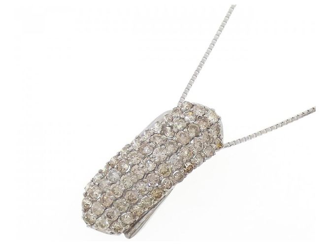 Autre Marque Collana in Au750 e Diamanti Argento - vista 3